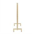 Benjara Gold Fireplace Screen- Single Panel Overlapping Circle Design- 41x31