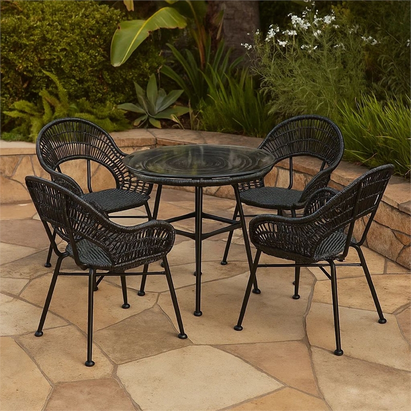 Benjara Tee Outdoor Side End Table- 20
