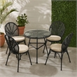Benjara Tee Outdoor Side End Table- 20