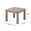Benjara Elin Side End Table- 20