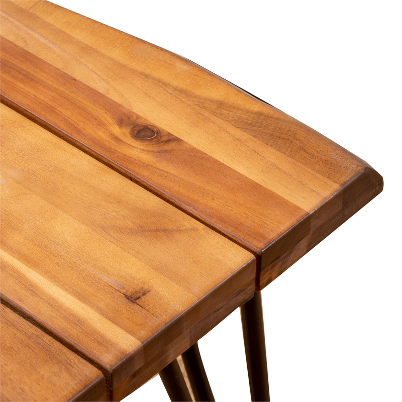 Benjara Zion Outdoor Accent Table- 18