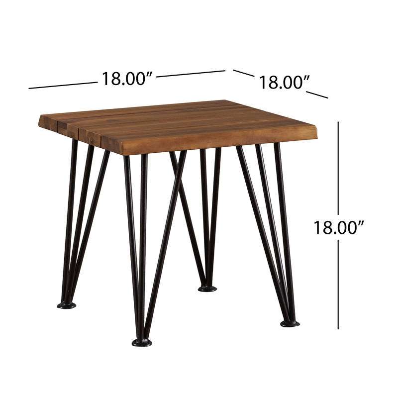 Benjara Zion Outdoor Accent Table- 18