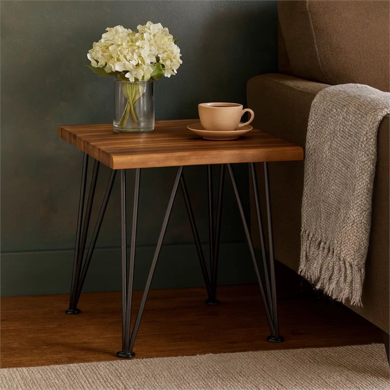 Benjara Zion Outdoor Accent Table- 18