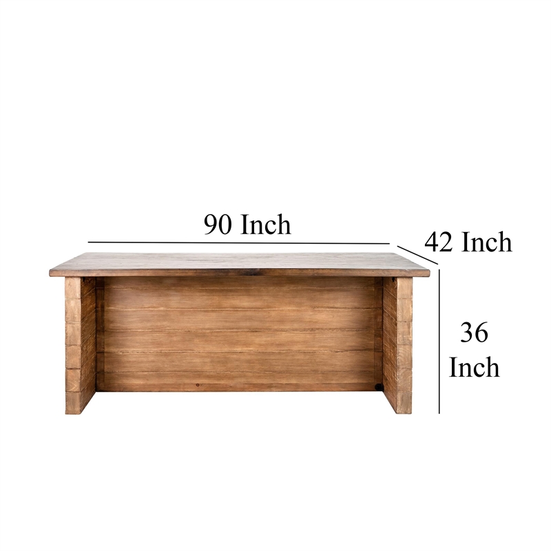 Benjara Amry Counter Table- 90