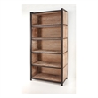 Benjara Ramy Accent Bookcase- Zig Zag Design- 90