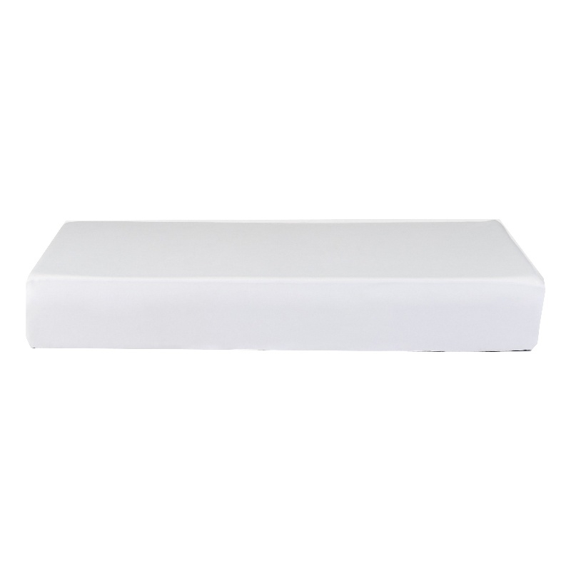 Benjara Swan King Size Mattress Protector- Waterproof Coating- White Polyester