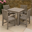 Benjara Bops Outdoor Square Side Table- 20