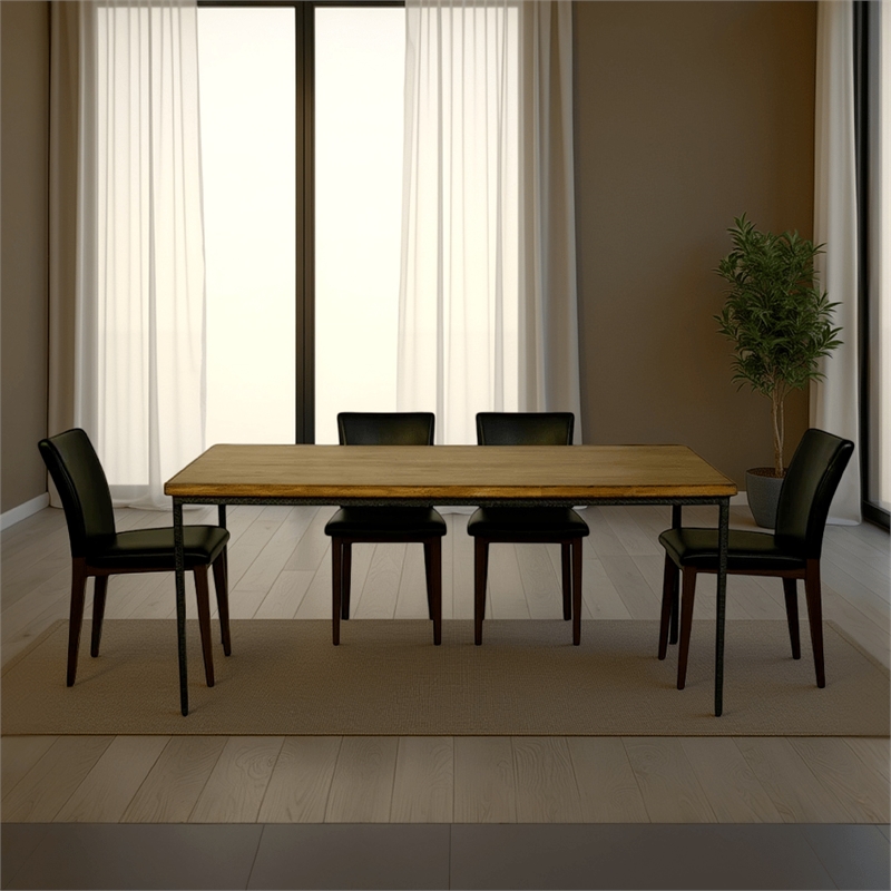 Benjara Lemy Dining Table- 72