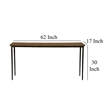 Benjara Lemy Sofa Console Table- 62