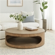 Benjara Roki Coffee Table w Shelf- 55