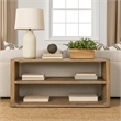 Benjara Roki Sofa Console Table w 2 Shelf- 60