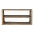 Benjara Roki Sofa Console Table w 2 Shelf- 60