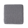 Benjara Square Knitted Footstool Ottoman- Handwoven Design 17