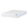 Benjara Queen Mattress Protector- Pocket Design- Waterproof Cream White Fabric