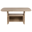 Benjara Lno Counter Height Dining Table w Storage Cabinet- 72
