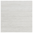 Benjara Ayne Side End Table- 1 Bottom Shelf- White Wood Frame- Square 20 Inch