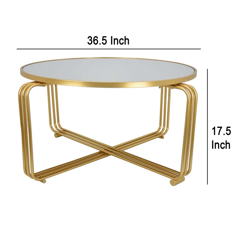 Benjara Plant Stand Coffee Table- 37