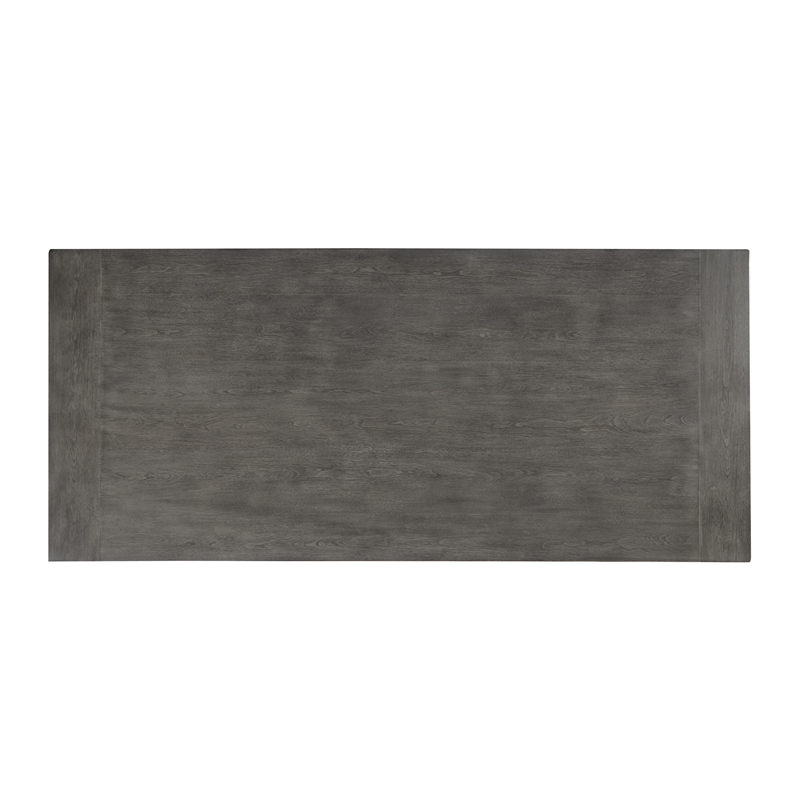 Benjara Ghy Dining Table- Brown Solid Acacia Wood- Rectangular 80