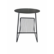 Benjara Zeo Side End Table w Magazine Rack- 14