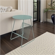 Benjara Zeo Side End Table w Magazine Rack- 14