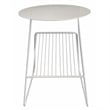 Benjara Zeo Side End Table w Magazine Rack- 14