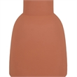 Benjara Decorative Flower Vase- Terracotta Inspired Orange Ceramic 15 Inch