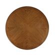 Benjara Dinie Dining Table- Classic Turned Base- Chestnut Brown Wood 48 Inch