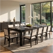 Benjara Kizie 9pc Dining Table Set- 94-118