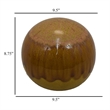 Benjara Mary Tabletop Accent Decor- Modern Round Orb- 10