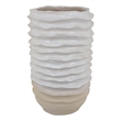 Benjara Accent Planter- Abstract Wave Coastal Design- 22