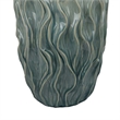 Benjara Esen Decorative Vase- Abstract Wave Design- 22