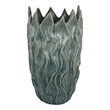 Benjara Esen Decorative Vase- Abstract Wave Design- 22