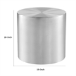 Benjara Rano Side End Table- 19