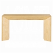 Benjara Arnold Sofa Table- Natural Brown Wood Frame- Rectangular 59 Inch
