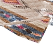 Benjara Yeno Throw Blanket- 50x60- Polyester- Multicolor Southwestern Design