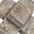 Benjara Tabletop Decor- Farmhouse Rustic Accent- Crossed White Ceramic 10 Inch