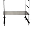 Benjara Plant Display Stand- 87 Inch- 3 Shelves Black Metal Ladder Design