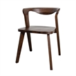 Benjara Rumy 7pc Extendable Dining Table Set- 6 Chairs- Diamond Edge- Brown