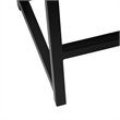 Benjara Toko Backless Counter Height Stool- Brown Polyester Industrial Black