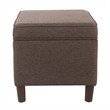 Benjara Fero Storage Ottoman- 24
