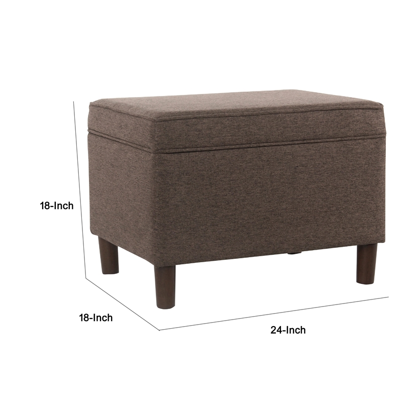 Benjara Fero Storage Ottoman- 24