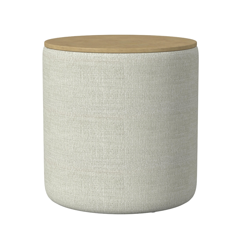 Benjara Mesy Storage Ottoman- Brown 19