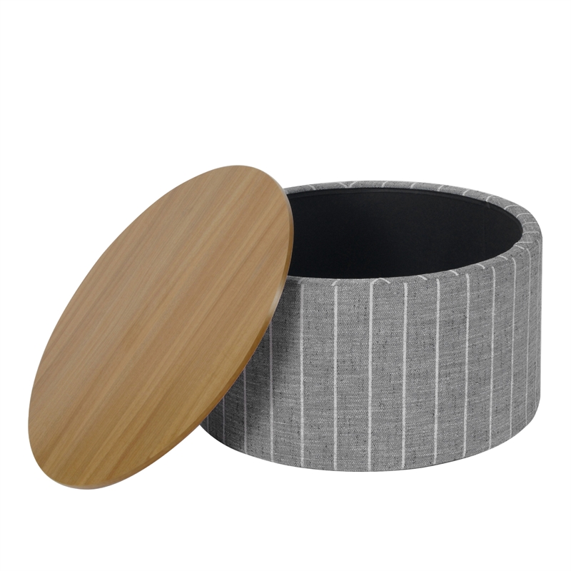 Benjara Jena Storage Ottoman- 30
