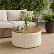 Benjara Jena Storage Ottoman- 30