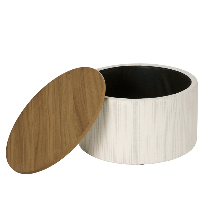 Benjara Jena Storage Ottoman- 30