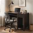 Benjara Akol Computer Desk- Keyboard Drawer and Storage- 39 Inch- Black