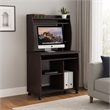 Benjara Niro Utility Desk Cart with Hutch- 7 Shelves- 53