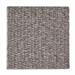 Benjara Perie Outdoor Accent Table- Gray Faux Rattan- Iron Frame- 18 Inch