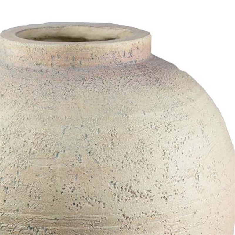 Benjara Kilu Decorative Vase- Rugged Texture- 14