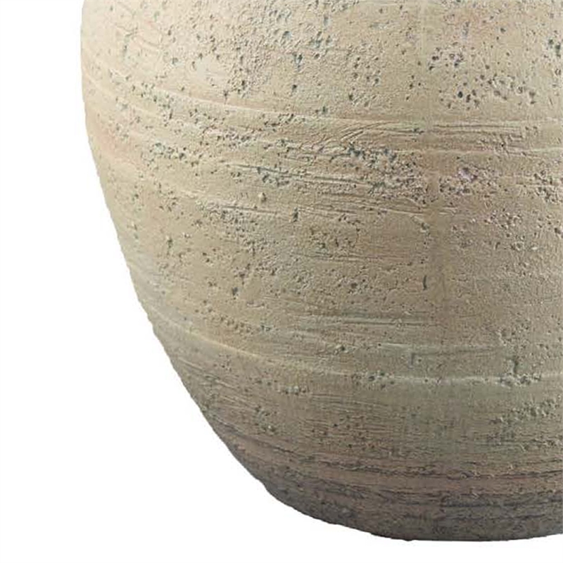 Benjara Kilu Decorative Vase- Rugged Texture- 14